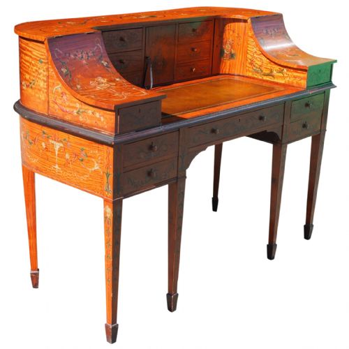Painted Satinwood Carlton House Desk