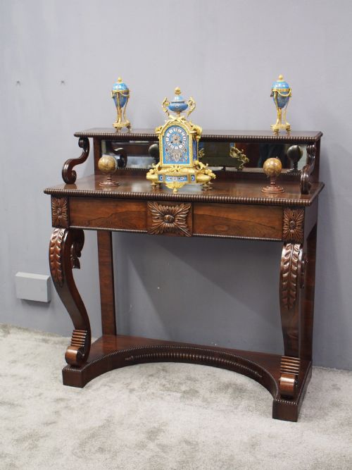 SCOTTISH REGENCY ROSEWOOD CHIFFONIER - ADDITIONAL PHOTO 4