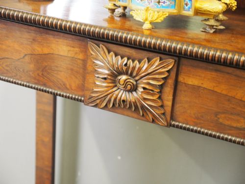 SCOTTISH REGENCY ROSEWOOD CHIFFONIER - ADDITIONAL PHOTO 6