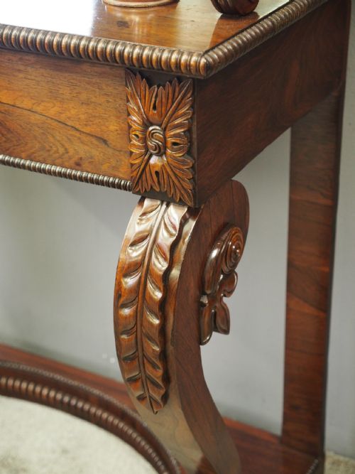 SCOTTISH REGENCY ROSEWOOD CHIFFONIER - ADDITIONAL PHOTO 7