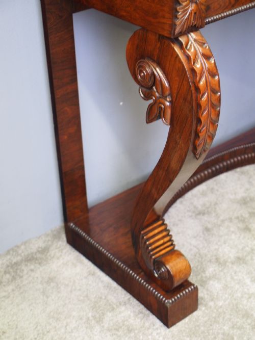 SCOTTISH REGENCY ROSEWOOD CHIFFONIER - ADDITIONAL PHOTO 14