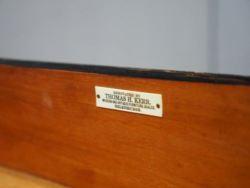 REGENCY BRASS INLAID ROSEWOOD TEA TABLE - ADDITIONAL PHOTO 10