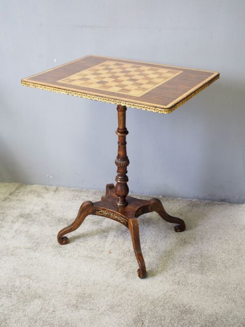REGENCY SCUMBLED GAMES TABLE - ADDITIONAL PHOTO 1
