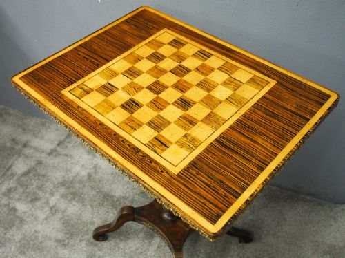REGENCY SCUMBLED GAMES TABLE - ADDITIONAL PHOTO 3