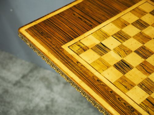 REGENCY SCUMBLED GAMES TABLE - ADDITIONAL PHOTO 4