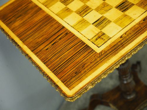 REGENCY SCUMBLED GAMES TABLE - ADDITIONAL PHOTO 6