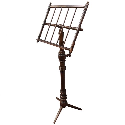 Stained Beech and Bentwood Music Stand