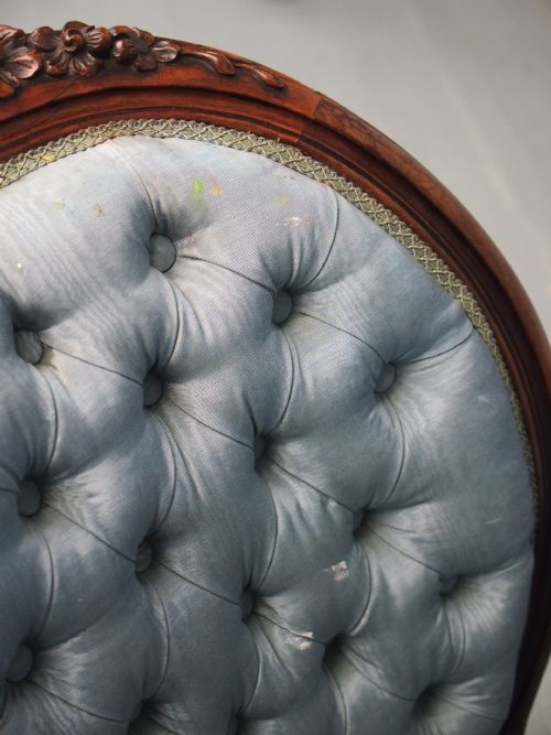 VICTORIAN ARMCHAIR FROM HOME OF ARTIST JOHN BELLANY - ADDITIONAL PHOTO 13