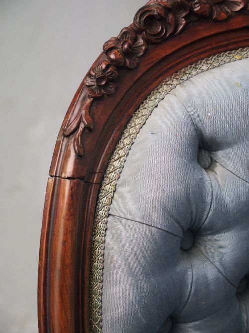 VICTORIAN ARMCHAIR FROM HOME OF ARTIST JOHN BELLANY - ADDITIONAL PHOTO 15