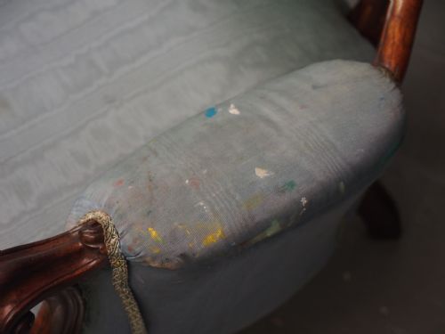 VICTORIAN ARMCHAIR FROM HOME OF ARTIST JOHN BELLANY - ADDITIONAL PHOTO 18