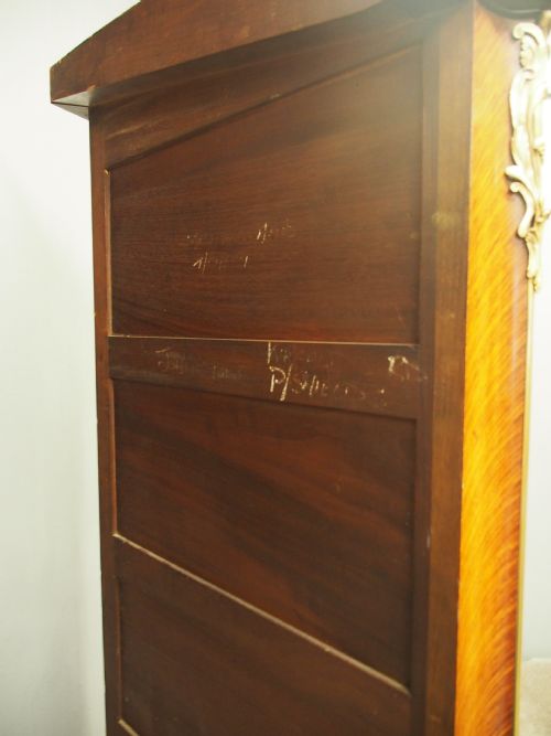VICTORIAN KINGWOOD BOMBE SHAPED CORNER VITRINE - ADDITIONAL PHOTO 8