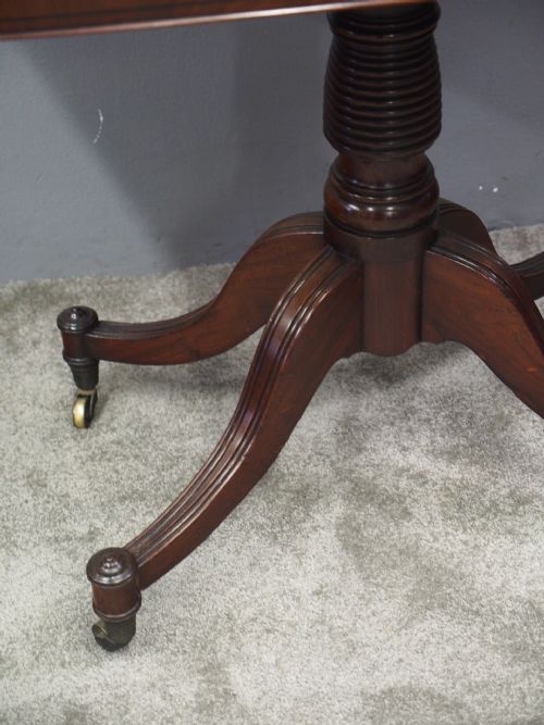 REGENCY MAHOGANY AND ROSEWOOD FOLDOVER CARD TABLE - ADDITIONAL PHOTO 4