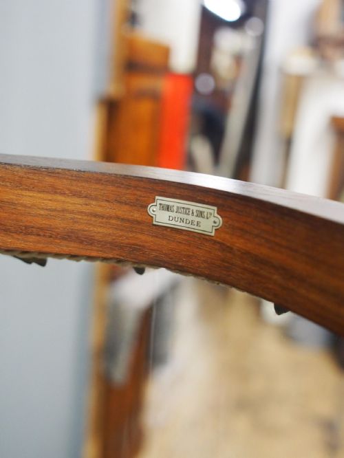 FRENCH ROSEWOOD VITRINE BY THOMAS JUSTICE SONS - ADDITIONAL PHOTO 1