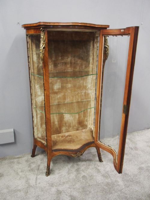 FRENCH ROSEWOOD VITRINE BY THOMAS JUSTICE SONS - ADDITIONAL PHOTO 3