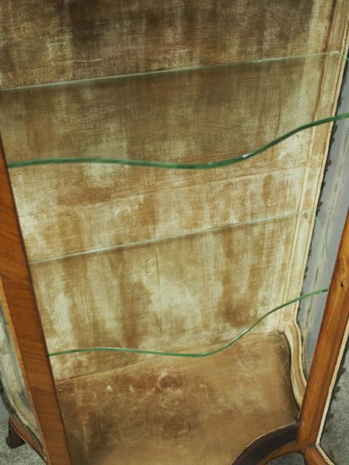 FRENCH ROSEWOOD VITRINE BY THOMAS JUSTICE SONS - ADDITIONAL PHOTO 4