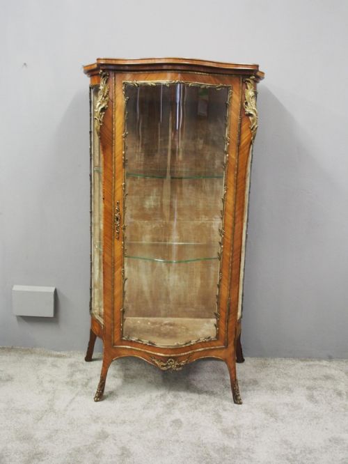 FRENCH ROSEWOOD VITRINE BY THOMAS JUSTICE SONS - ADDITIONAL PHOTO 5