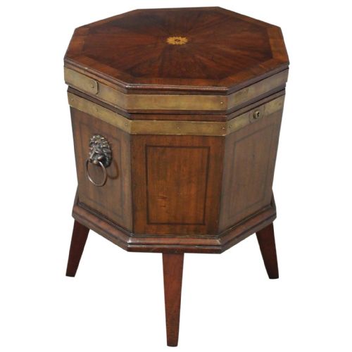 George III Inlaid Mahogany Octagonal Wine Cooler