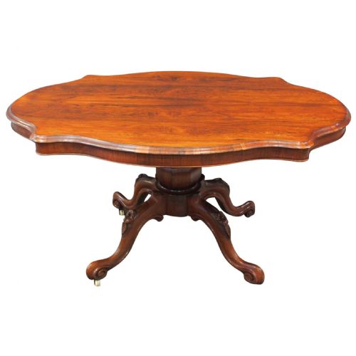 VICTORIAN ROSEWOOD BREAKFAST TABLE