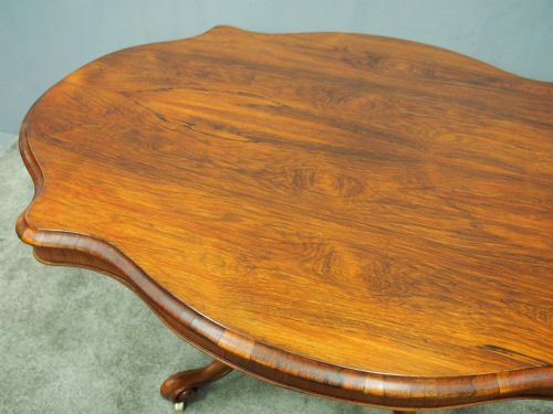 VICTORIAN ROSEWOOD BREAKFAST TABLE - ADDITIONAL PHOTO 6