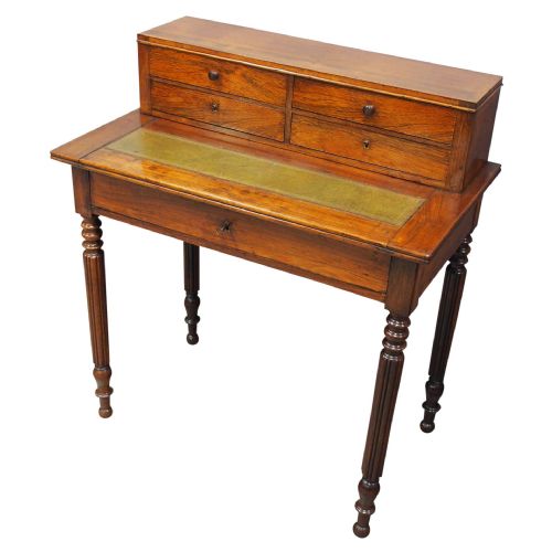 French Rosewood Writing Table / Desk