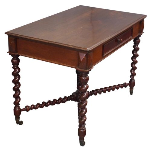 Scottish Victorian Walnut Library Table