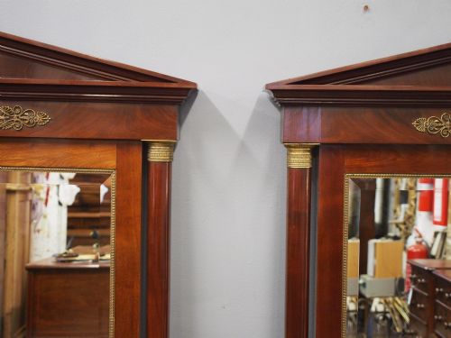 PAIR OF LARGE SECOND EMPIRE MIRRORS - ADDITIONAL PHOTO 3