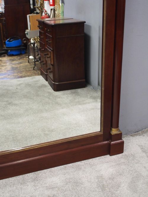PAIR OF LARGE SECOND EMPIRE MIRRORS - ADDITIONAL PHOTO 5