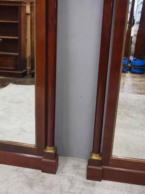 PAIR OF LARGE SECOND EMPIRE MIRRORS - ADDITIONAL PHOTO 6