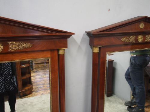 PAIR OF LARGE SECOND EMPIRE MIRRORS - ADDITIONAL PHOTO 10