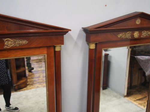 PAIR OF LARGE SECOND EMPIRE MIRRORS - ADDITIONAL PHOTO 11