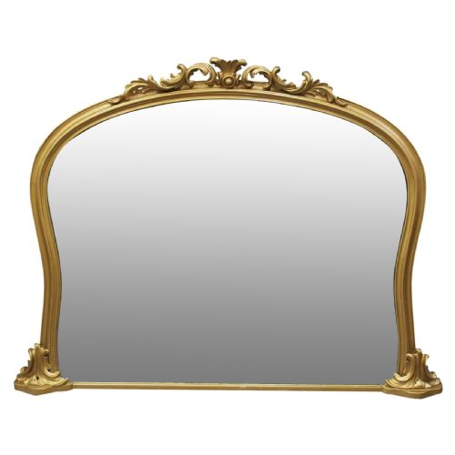Victorian Giltwood Overmantel Mirror by John Taylor & Son