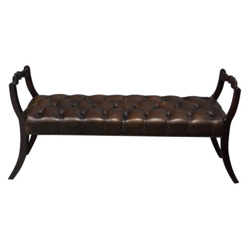 Regency Style Mahogany Bench / Stool