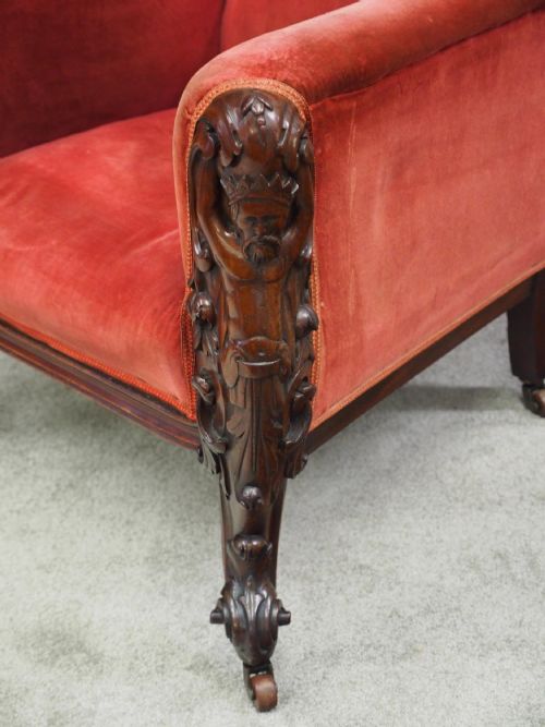 WILLIAM IV MAHOGANY ARMCHAIR - ADDITIONAL PHOTO 2