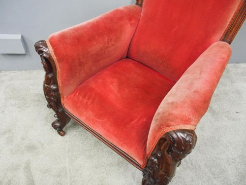 WILLIAM IV MAHOGANY ARMCHAIR - ADDITIONAL PHOTO 4
