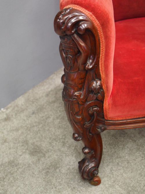 WILLIAM IV MAHOGANY ARMCHAIR - ADDITIONAL PHOTO 5
