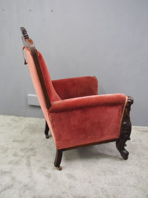 WILLIAM IV MAHOGANY ARMCHAIR - ADDITIONAL PHOTO 9