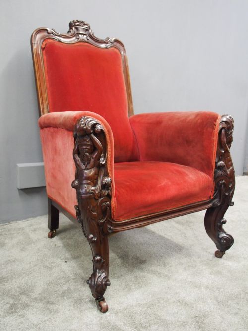 WILLIAM IV MAHOGANY ARMCHAIR - ADDITIONAL PHOTO 11