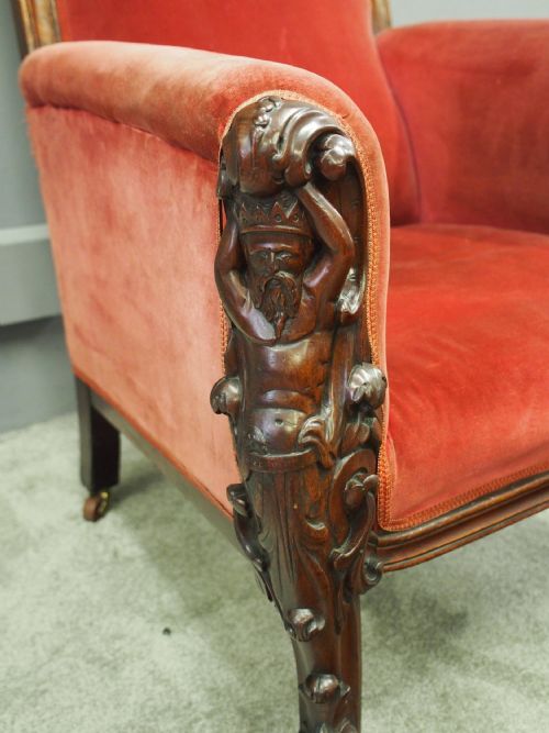 WILLIAM IV MAHOGANY ARMCHAIR - ADDITIONAL PHOTO 12
