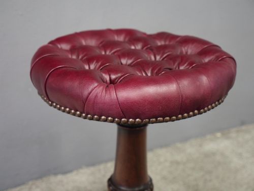 WILLIAM IV MAHOGANY PIANO STOOL - ADDITIONAL PHOTO 5