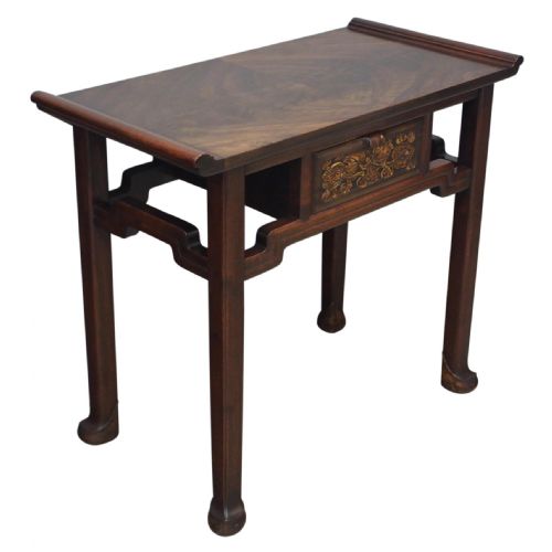 Chinoiserie Mahogany Side Table by Whytock and Reid