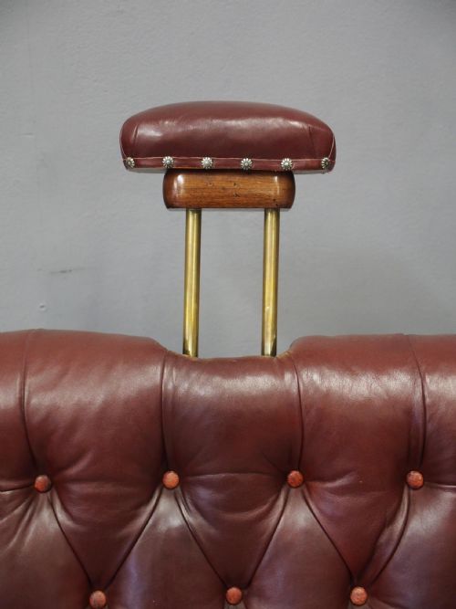 WILLIAM IV MAHOGANY AND BURGUNDY LEATHER ARMCHAIR - ADDITIONAL PHOTO 11