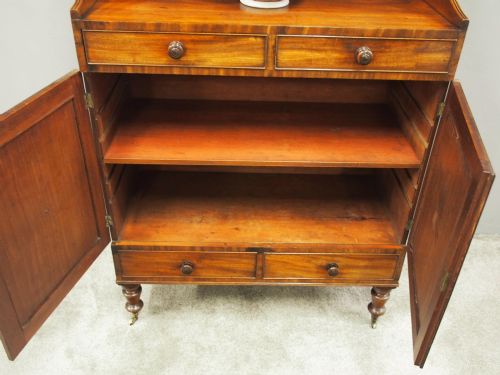 GEORGE IV SIDE CABINET IN MAHOGANY - ADDITIONAL PHOTO 7