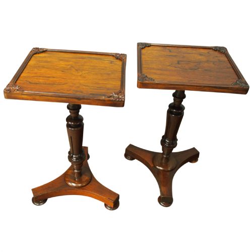 Pair of Regency Rosewood Wine Tables