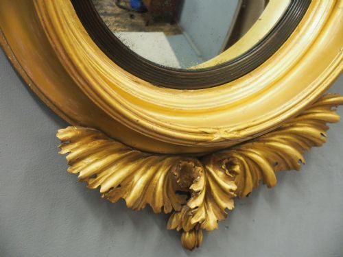 LARGE REGENCY GILT GIRANDOLE MIRROR - ADDITIONAL PHOTO 10