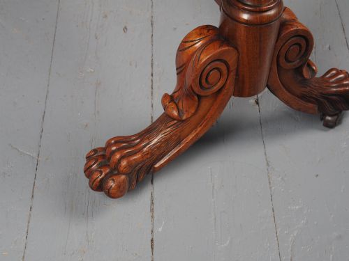 ANTIQUE REGENCY MAHOGANY SIDE TABLE - ADDITIONAL PHOTO 16