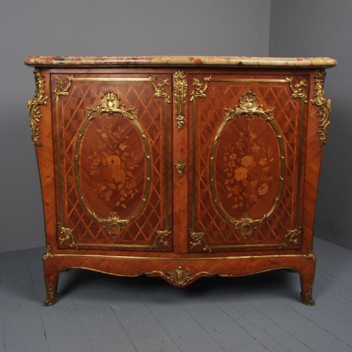 fig 1. French Victorian Marble Top Commode by G. Durand