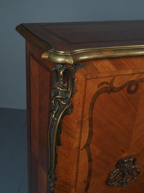 ANTIQUE FRENCH KINGWOOD SIDE CABINET - ADDITIONAL PHOTO 7