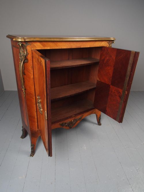ANTIQUE FRENCH KINGWOOD SIDE CABINET - ADDITIONAL PHOTO 13