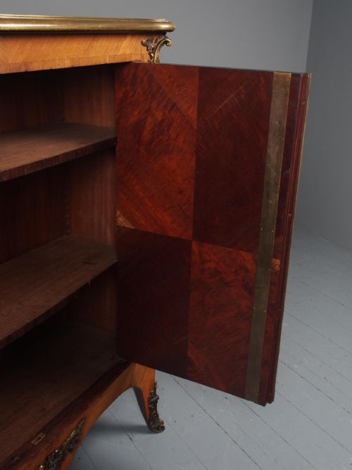 ANTIQUE FRENCH KINGWOOD SIDE CABINET - ADDITIONAL PHOTO 14