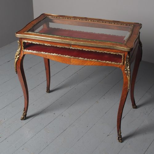 Antique Victorian Kingwood Bijouterie Table